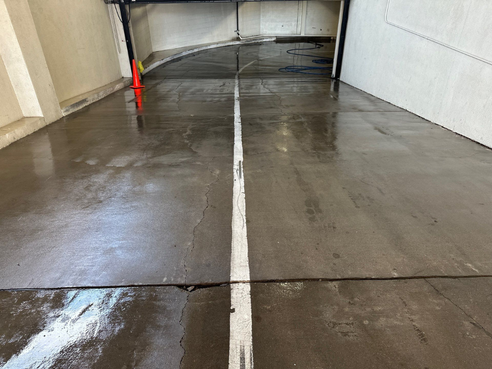 parking lot cleaning